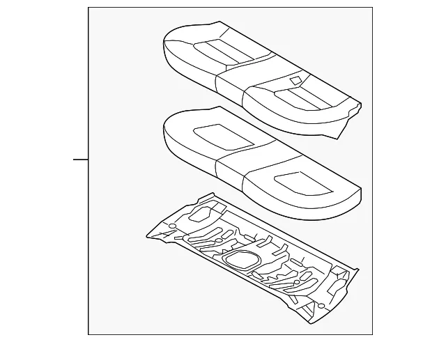 Cushion Assembly - Kia (89100-1WAA0BB2)