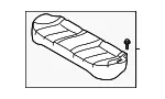 Cushion Assembly - Kia (89100-2GHF0AG5) - view 3