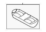 Cushion Assembly - Kia (89100-2K020AHE) - view 3