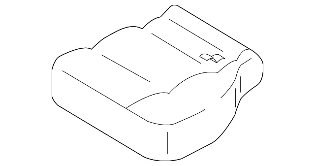 Seat Cushion - Driver's Side (LH) - Kia (89100-3E010CY4)
