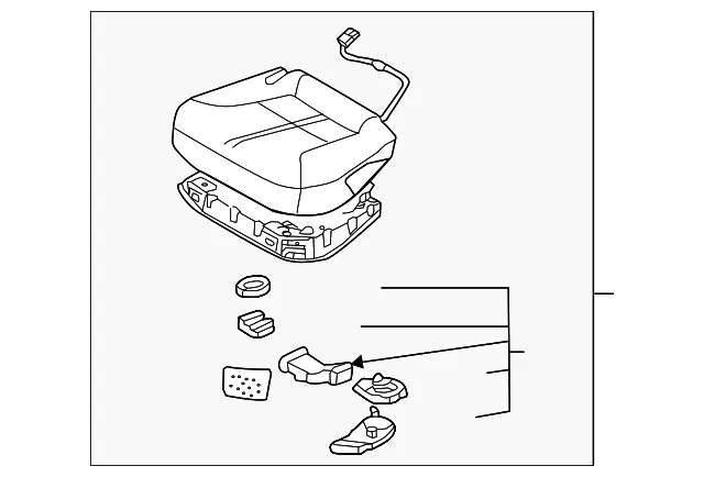 Cushion Assembly - Kia (89100-3T610KCF)