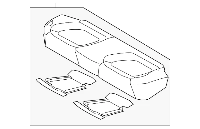 Seat Cushion Foam - Kia (89100-4UAI0AWC)