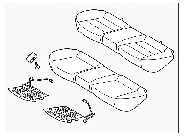 Cushion Assembly - Kia (89100-A7870K3F)