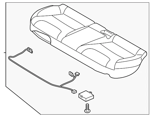Cushion Assembly - Kia (89100-AO810A3Q)