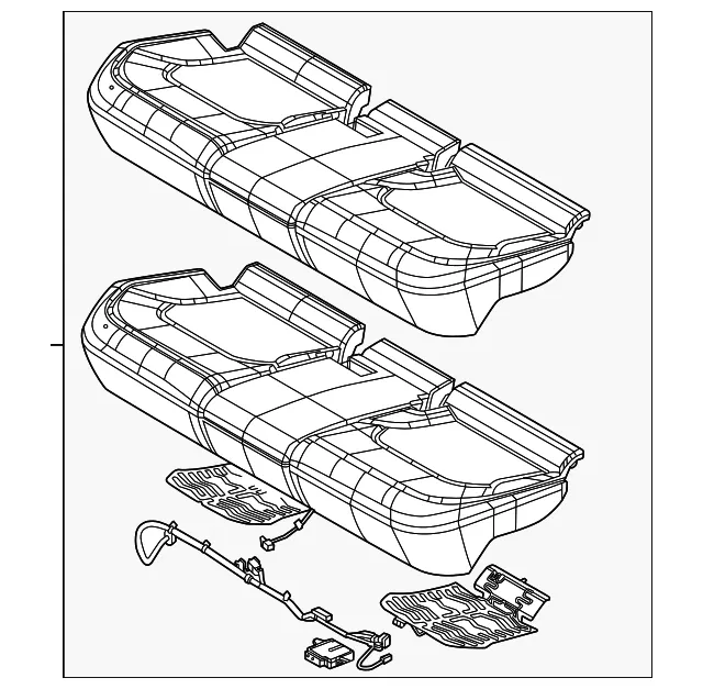 Cushion Assembly - Kia (89100-CV070CWW)