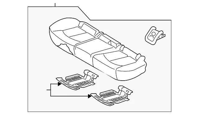 Cushion Assembly - Kia (89100-D5040H2T)