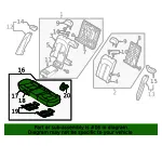 Cushion Assembly - Kia (89100-D5050H2S) - view 4