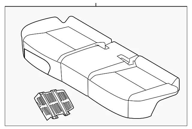 Seat Cushion - Kia (89100-D9070BQL)