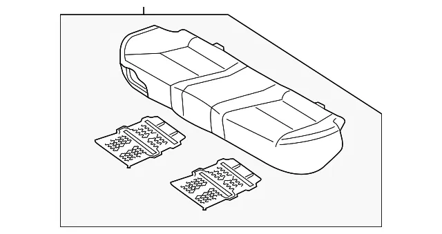 Cushion Assembly - Kia (89100-F6910YCC)