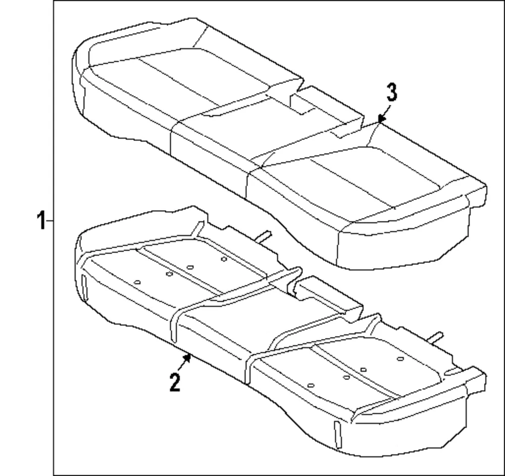 Cushion Assembly - Kia (89100-GG420D24)