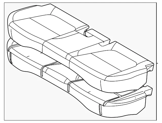 Seat Cushion Foam - Kia (89100-Q5050AX4)