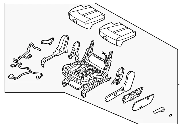 Cushion Assembly - Kia (89100-R5530ME8)
