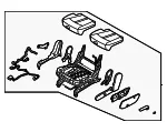 Cushion Assembly - Kia (89100-R5530MF2) - view 3