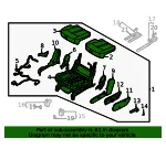 Cushion Assembly - Kia (89100-R5530MF2) - view 4