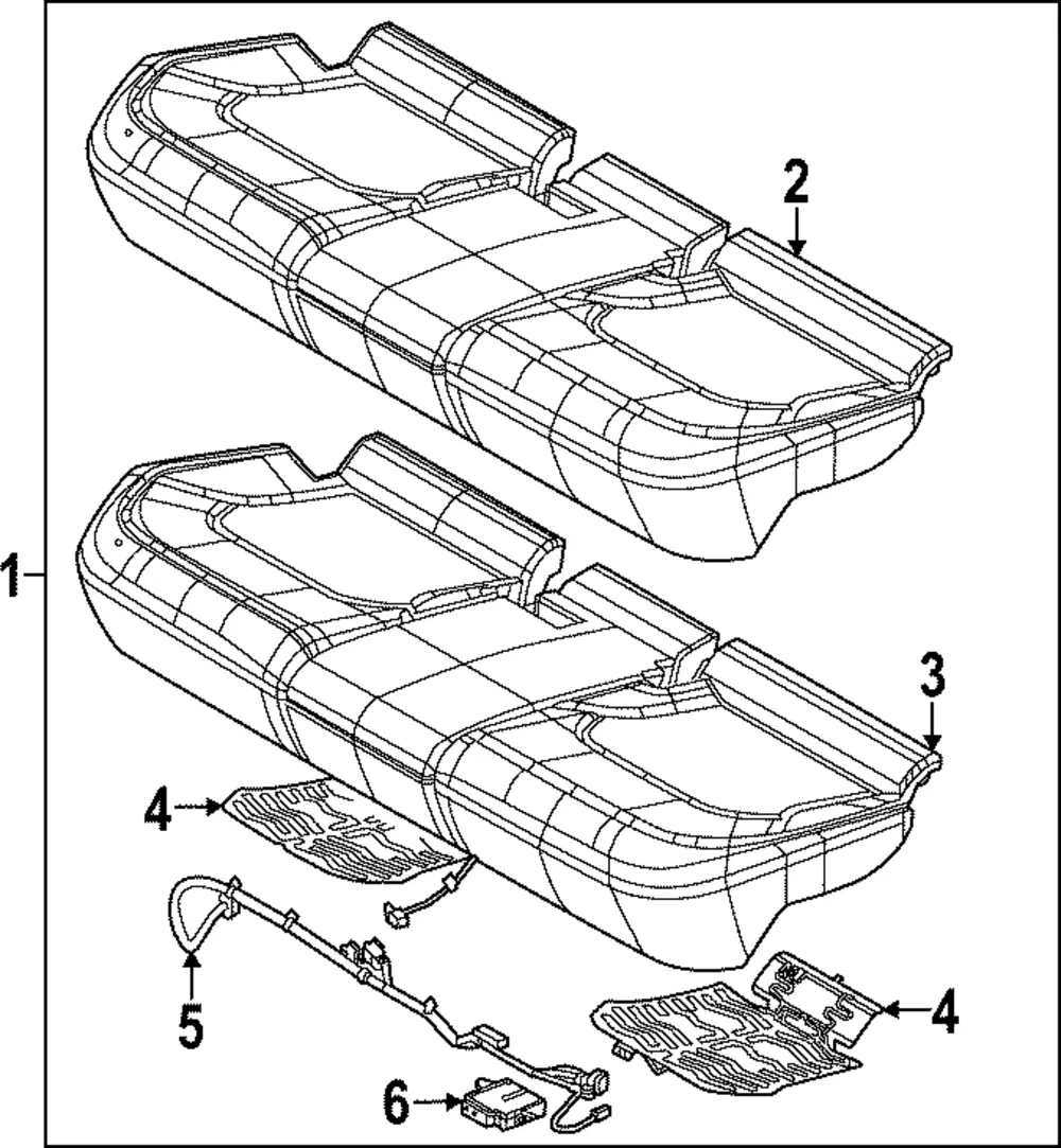 Cushion Assembly - Kia (89100-XG120CYG)