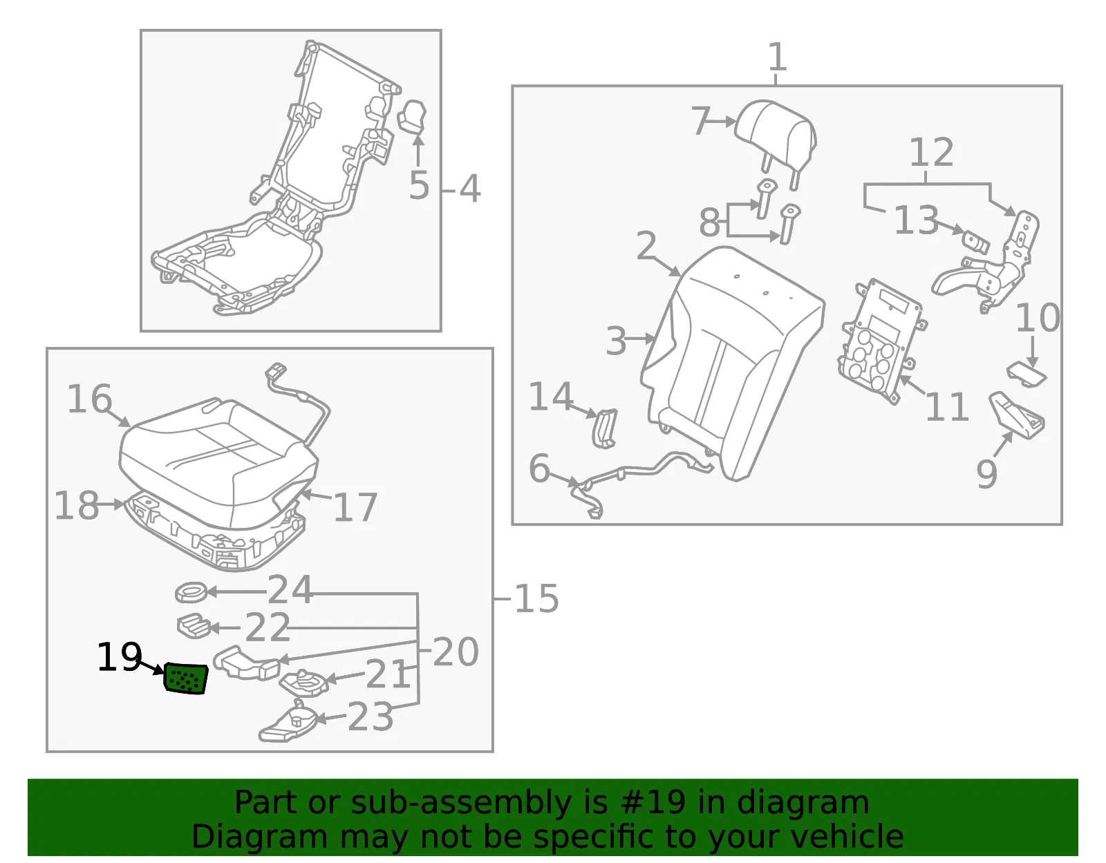 Vent Louver - Kia (89147-3T500) - view 2