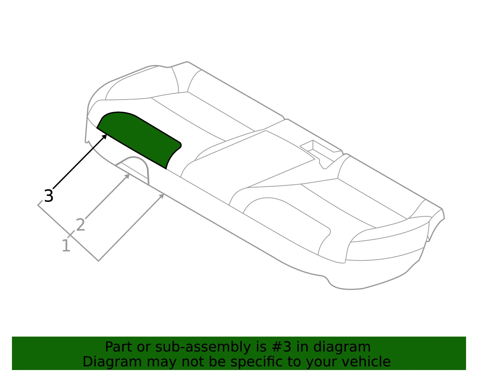 Cushion Cover - Kia (89160-G5020DPS) - view 2