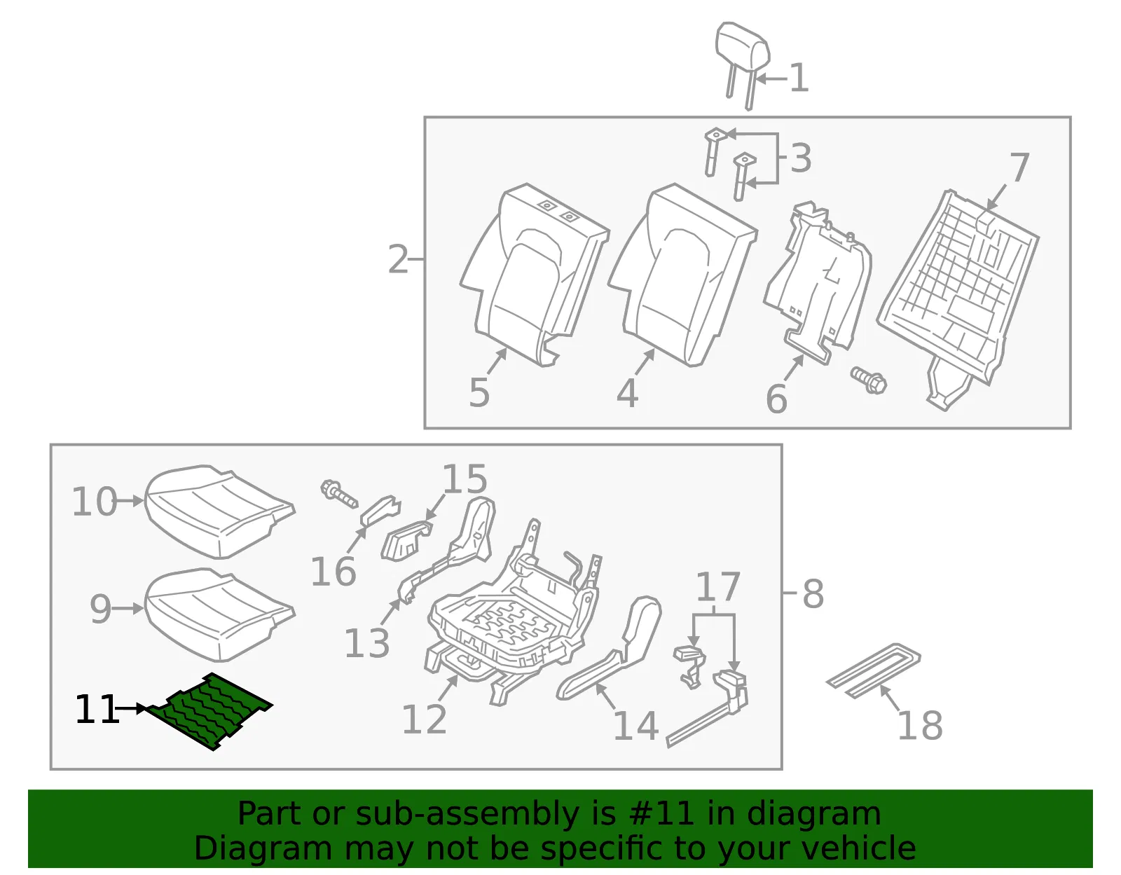 Seat Cushion Heater - Kia (89190-1U700) - view 2