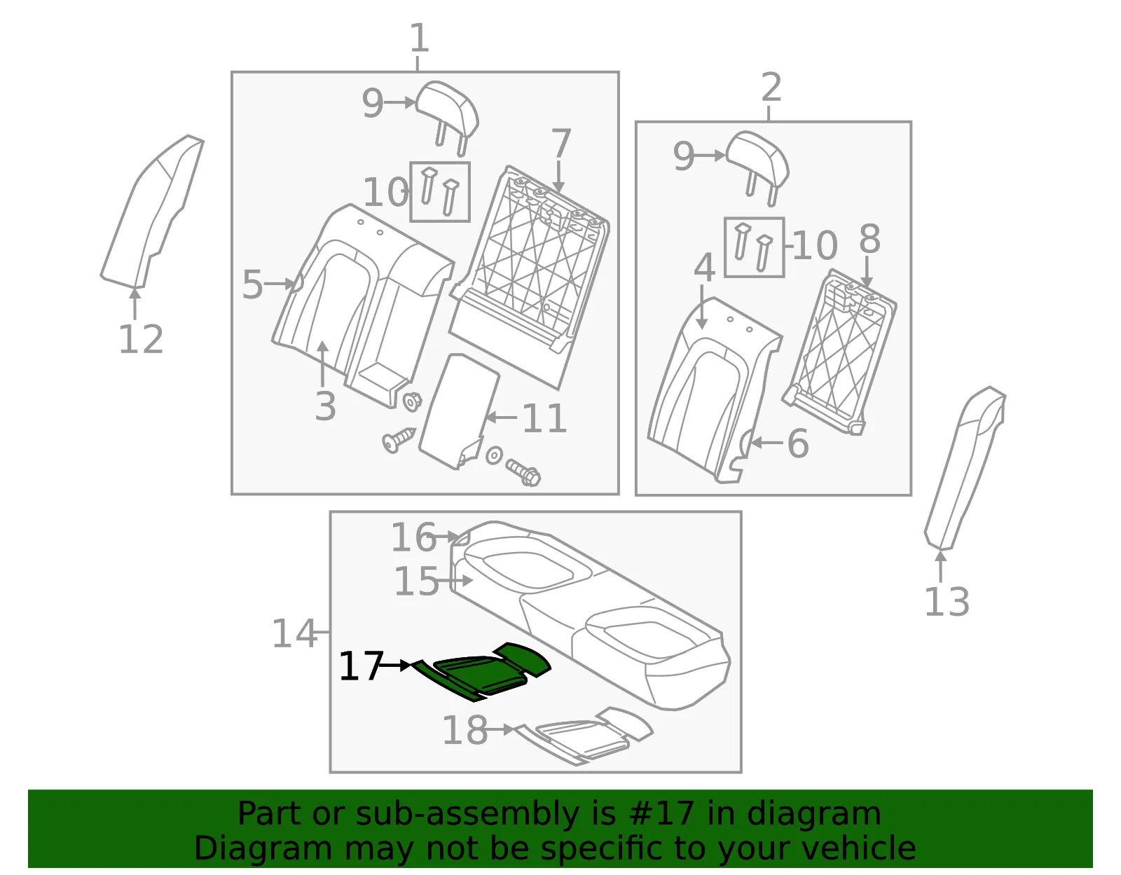 Seat Cushion Heater - Kia (89190-4C020) - view 2