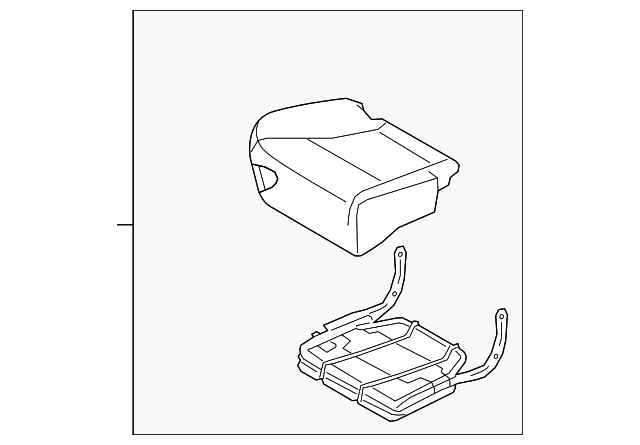 Cushion Assembly - Passenger Side (RH) - Kia (89200-1U250ALW)