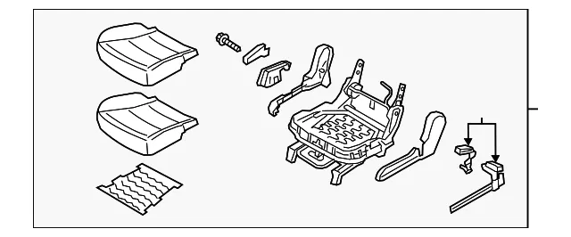 Cushion Assembly - Kia (89200-1U720LAC)