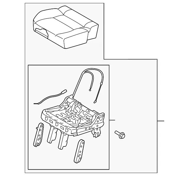 Seat Cushion - Kia (89200-A9071DLE)