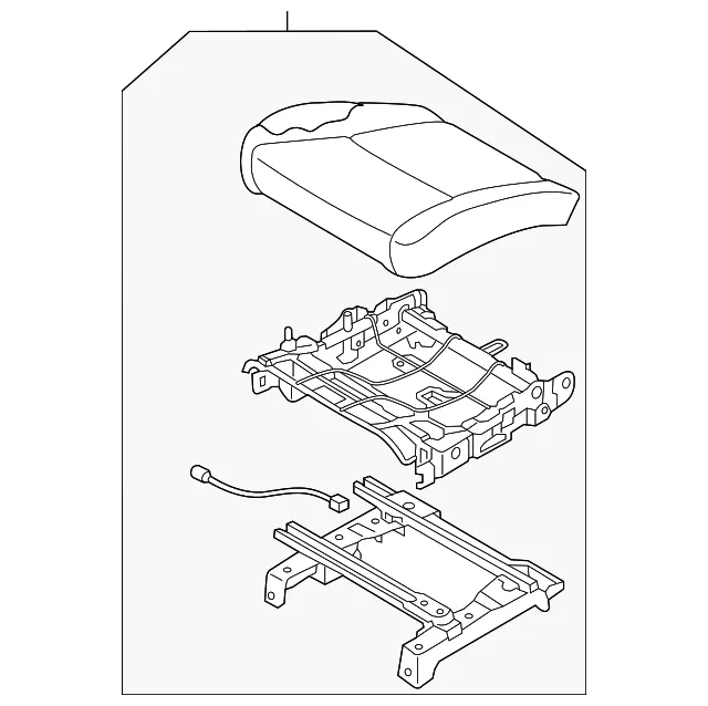 Seat Cushion - Kia (89200-A9730DLA)
