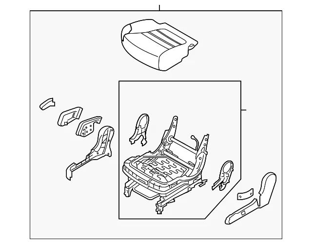 Cushion Assembly - Kia (89200-C6010C61)