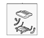 Cushion Assembly - Kia (89200-C6511C64) - view 3