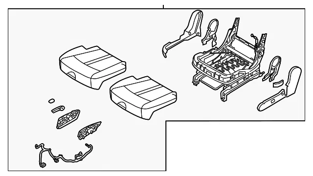 Cushion Assembly - Kia (89200-R5620MC3)
