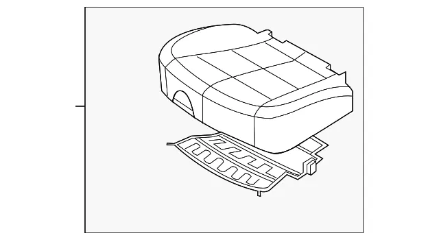 Cushion Assembly - Kia (89200-S9501ONC)