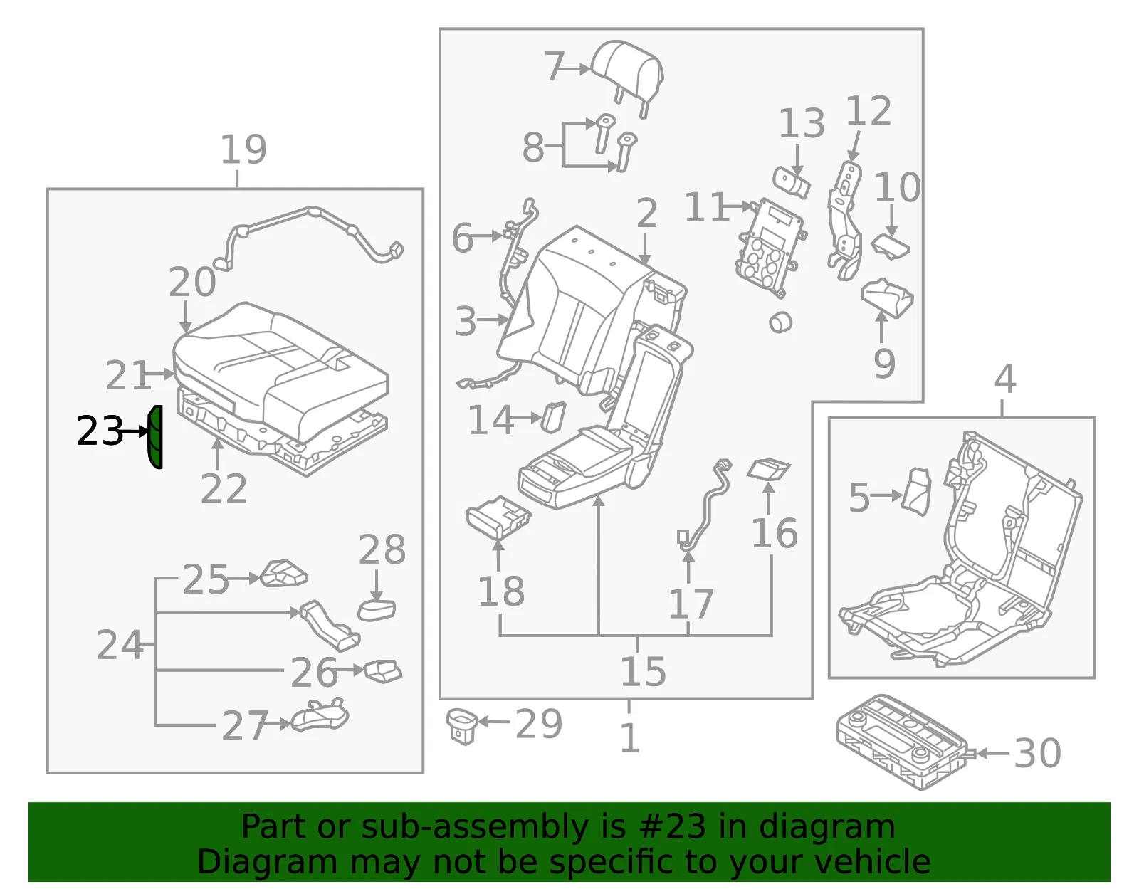 Vent Louver - Kia (89247-3T500) - view 2