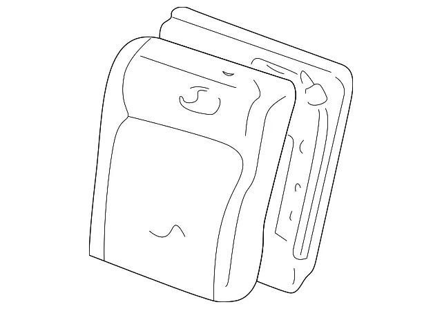 Seat Back Assembly - Driver's Side (LH) - Kia (89300-3C411BTB)