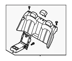 Seat Back Assembly - Kia (89300-A8070A2F) - view 3