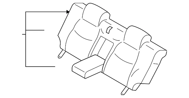 Seat Back Assembly - Kia (89300-FD131090)