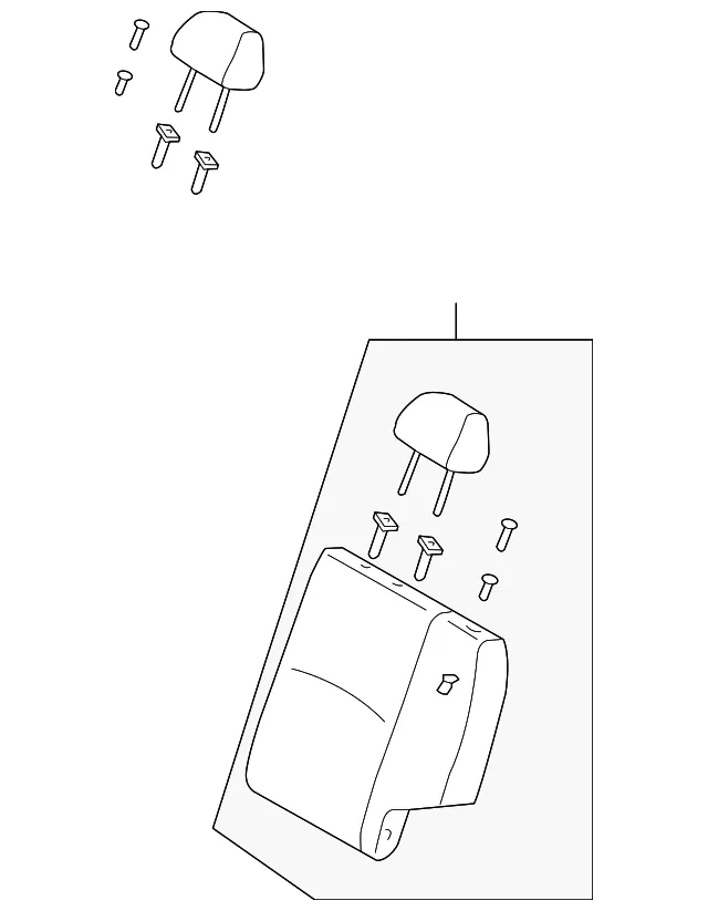 Seat Back Assembly - Kia (89300-FD191791)