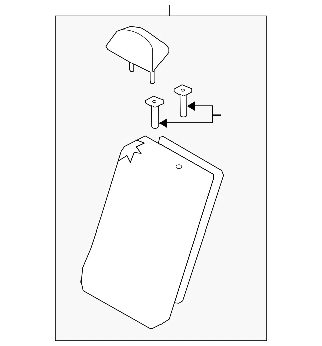 Seat Back Assembly - Driver's Side (LH) - Kia (89301-2F701193)