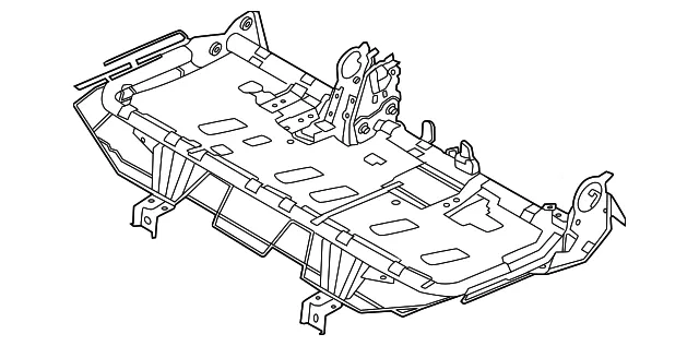 Cushion Frame - Nissan (89301-6TA0A)