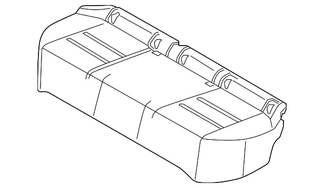 Seat Cushion Foam - Nissan (89307-6RA2B)