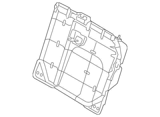 Seat Back Frame - Driver's Side (LH) - Kia (89310-1W020)