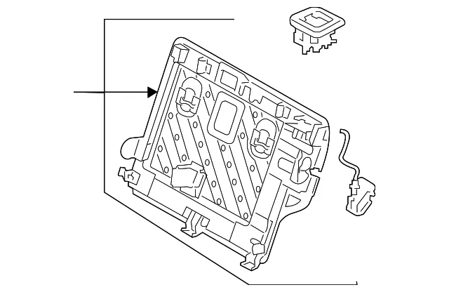 Seat Back Frame - Kia (89310-B2700GA3)