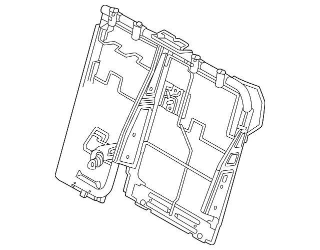Seat Back Frame - Kia (89310-CV010)