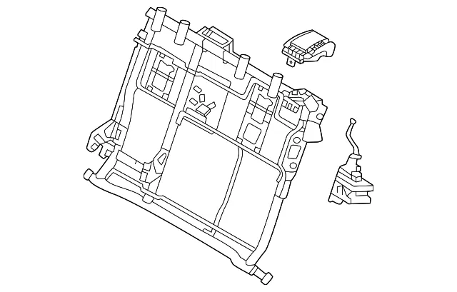 Seat Back Frame - Kia (89310-Q5071)