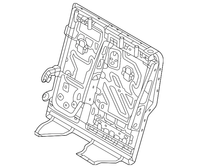 Seat Back Frame - Kia (89310-R5200)