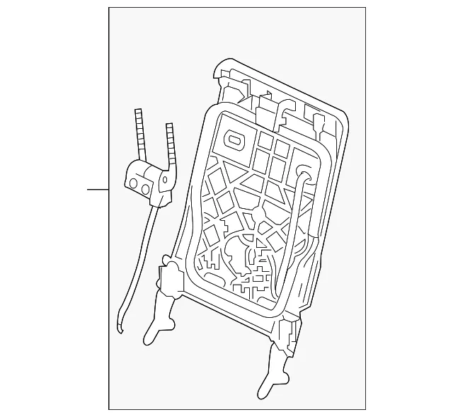Seat Back Frame - Kia (89311-C6500)