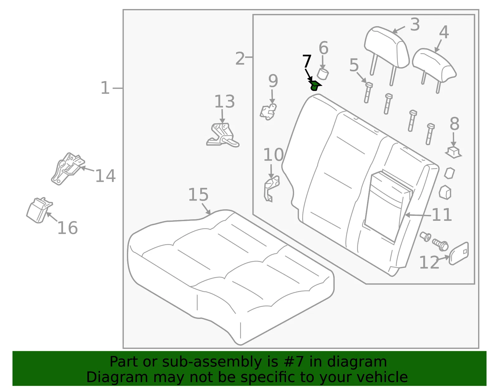 Knob Guide - Driver's Side (LH) - Kia (89319-3E550CY) - view 2