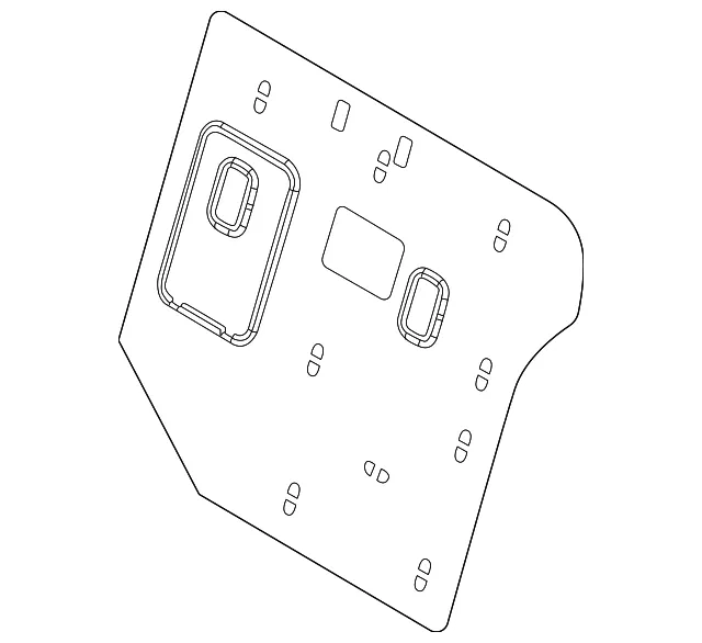 Seat Back Panel - Kia (89344-CV020WK)