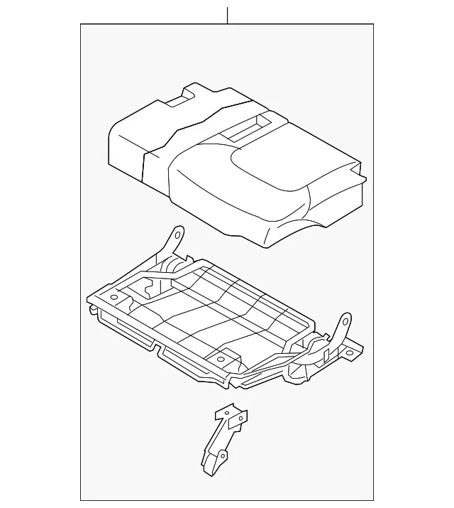 Seat Cushion Foam - Nissan (89350-6JL1B)