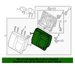 Seat Back Pad - Kia (89350-E4200) - view 4