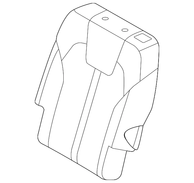 Seat Back Pad - Kia (89350-P2500)